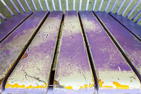 Abstract background of purple wooden chairの写真素材