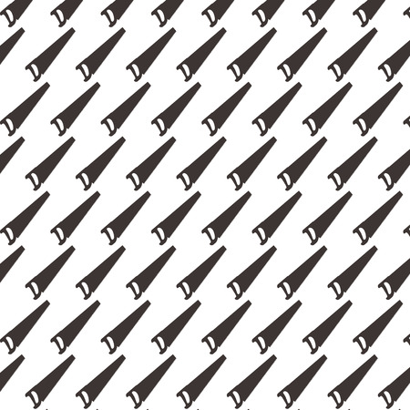 Seamless pattern  background of  saw  on white baclgroundのイラスト素材