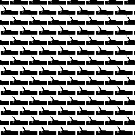 Seamless pattern background of  plane  on white baclgroundのイラスト素材