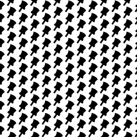 Seamless pattern background of adjustable wrench on whiteのイラスト素材