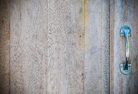 Texture and background of old  log with handleの写真素材