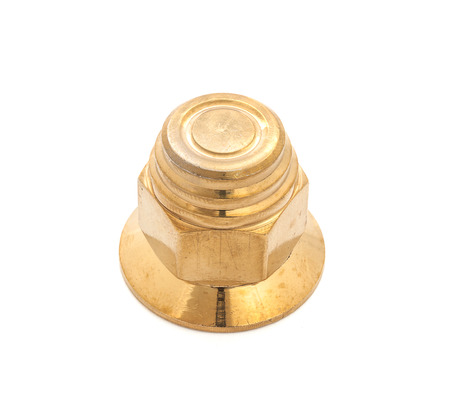 Spare part of motorcycle,bolt nut screw for decorating and maintenance on white backgroundの写真素材