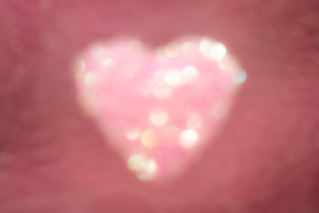 Heart shape on colour background,valentines background,vintage styleの写真素材