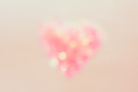 Heart shape on colour background,valentines background,vintage styleの写真素材