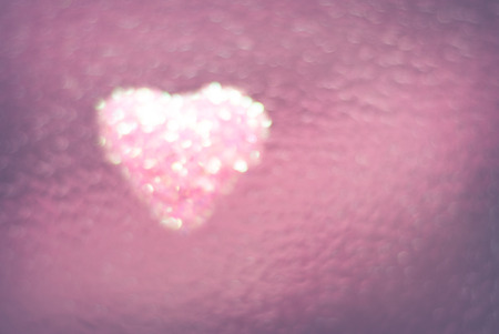 Heart shape on colour background,valentines background,vintage styleの写真素材