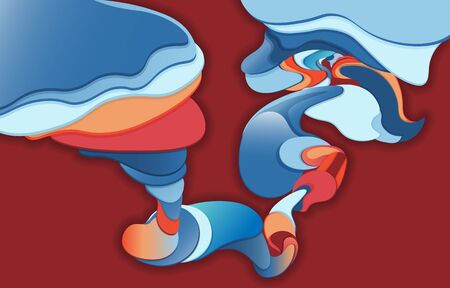 Abstract modern shape and color design background. vector illustration.のイラスト素材