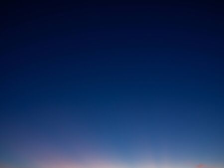 Blue sky without cloud in the evening 
