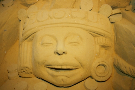 Blankenberge Belgium 21th july 2011:Sand Sculpture Festival