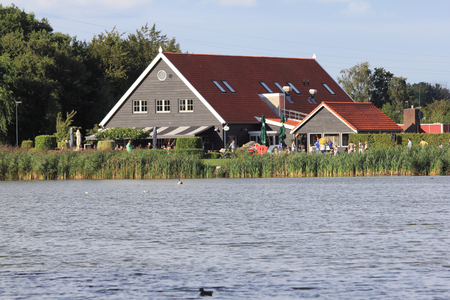 Heinkenszand, The Netherlands September 29, 2015: the campsite Stelleplasのeditorial素材