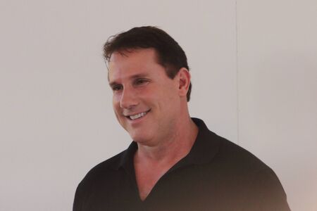 Frankfurt, Germany October 14, 2017: Nicholas Charles Sparks an American romance novelist and screenwriter, on the book fair in Frankfurtのeditorial素材