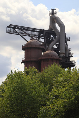 The Neunkirchen Ironworks was an ironworks in Neunkirchen on the Saar.の写真素材