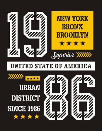 Urban District USA 1986のイラスト素材