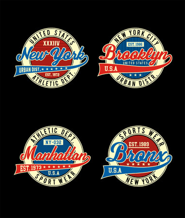 Varsity NYC sports design.のイラスト素材