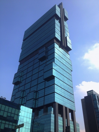 Modern building around Jalan Sudirman Jakarta Indonesia