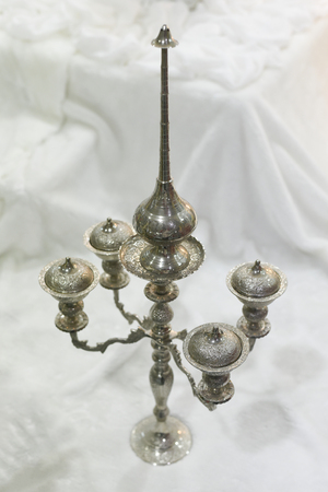 malaysian brass decoration for wedding daizの写真素材