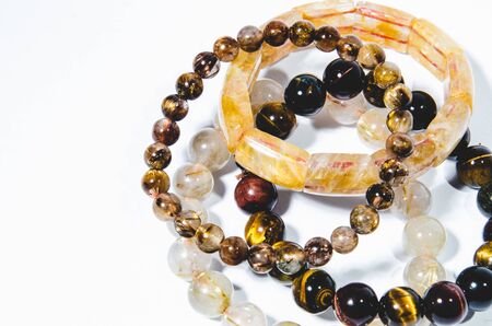 Lucky crystal braceletの写真素材