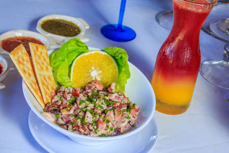 Food and drinks; Seafood dishesの写真素材