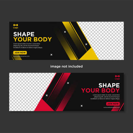 Furniture sale social media banner templateのイラスト素材