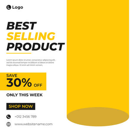 Digital marketing agency social media post banner templateのイラスト素材