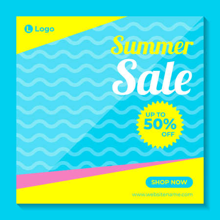 Sale social media post or banner templateのイラスト素材