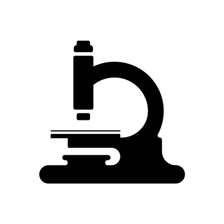 microscope icon on white backgroundのイラスト素材