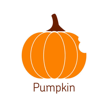 Illustration vector graphic of pumpkin good for fruit icon, fruit shop,hallowen, horror,etcのイラスト素材