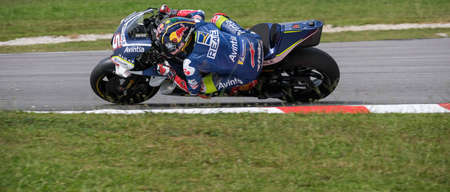 Sepang, Malaysia - Feb. 08, 2020 : Reale Avintia Racing Ducati's French rider Johann Zarco during the pre-season MotoGP winter test at the Sepang International Circuit in Sepangのeditorial素材