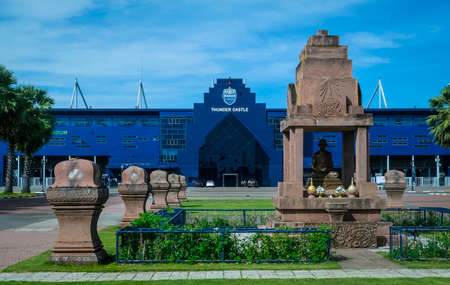 Buriram, Thailand - November 10, 2019 : View of Thunder Castle Stadium Football Arena of Buriram...