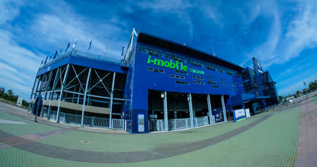 Buriram, Thailand - November 10, 2019 : View of Thunder Castle Stadium Football Arena of Buriram United, Thunder Castle Stadium is the largest football stadium in Thailand. in Buriram, Thailand.のeditorial素材