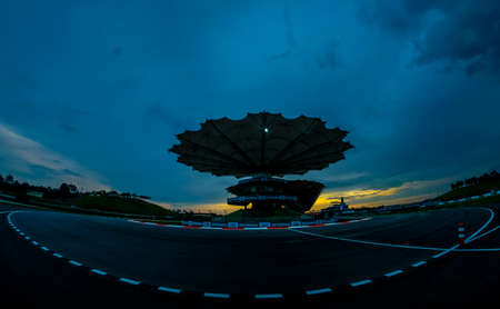 SEPANG, MALAYSIA - SEPTEMBER 28, 2017 : View of Sepang International Circuit (SIC) Malaysia. Every...