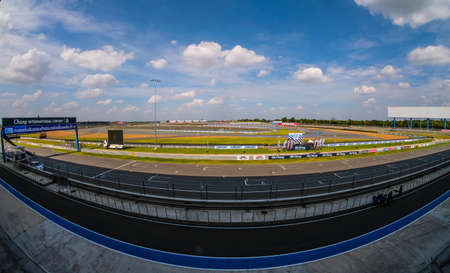 Buriram, Thailand - November 10, 2017 : The view of Buriram International Circuit or Chang...