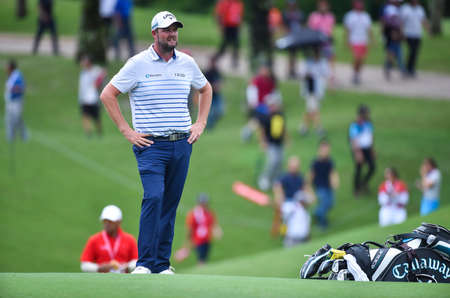Kuala Lumpur, Malaysia - October 11, 2018 : Marc Leishman of Australia winner of CIMB Classic 2018 at Tournamnet Player Club (TPC) Kuala Lumpur.のeditorial素材
