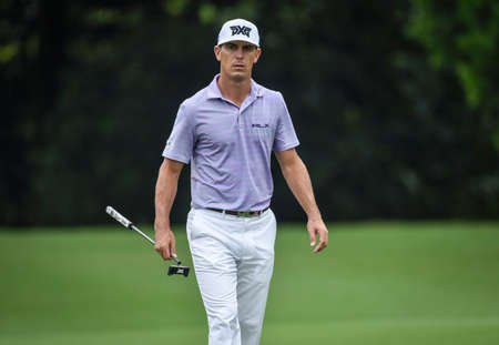 Kuala Lumpur, Malaysia - October 11, 2018 : Billy Horschel of United States during CIMB Classic 2018 at TPC Kuala Lumpur.のeditorial素材