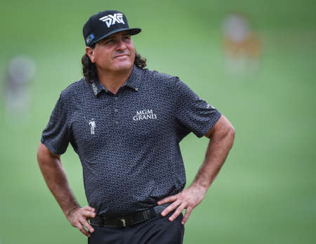 Kuala Lumpur, Malaysia - October 11, 2018 : Pat Perez of United States during CIMB Classic 2018 at TPC Kuala Lumpur.のeditorial素材