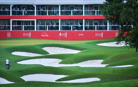Kuala Lumpur, Malaysia - October 11, 2018 : View of Tournament Player Club (TPC) during CIMB Classic 2018のeditorial素材