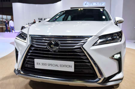 KUALA LUMPUR, MALAYSIA - DEC 3, 2019 : New Lexus RX 300 Special Edition displayed at Kuala Lumpur International Motor Showのeditorial素材