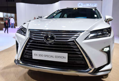 KUALA LUMPUR, MALAYSIA - DEC 3, 2019 : New Lexus RX 300 Special Edition displayed at Kuala Lumpur International Motor Showのeditorial素材