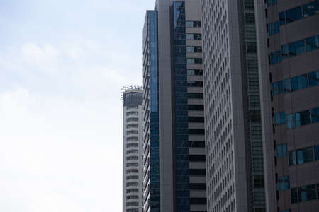 Modern building of big company in Shinagawa, Tokyo.のeditorial素材