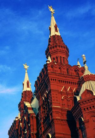 Historical museum, Moscow, Russiaの写真素材