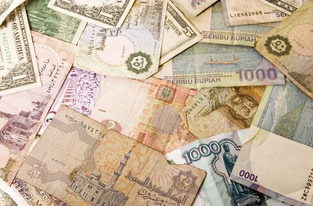different moneyの写真素材