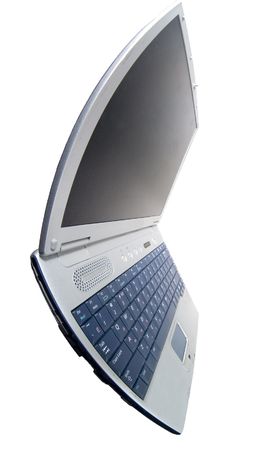 distortion laptop verticaleの写真素材