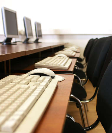 a computer  classの写真素材