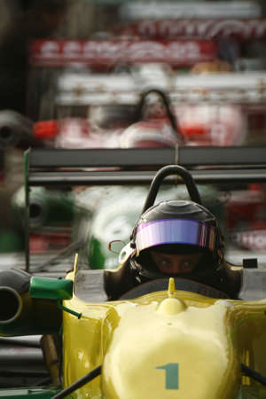 F1600 waiting for the race on a startの写真素材