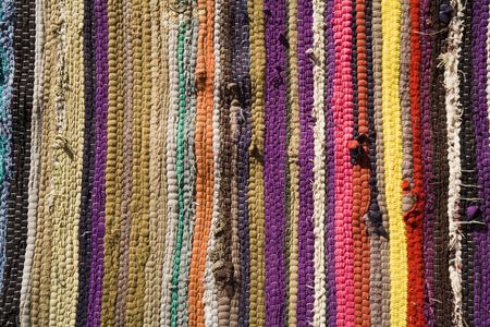 Traditional Egyptian self-made carpet as a background