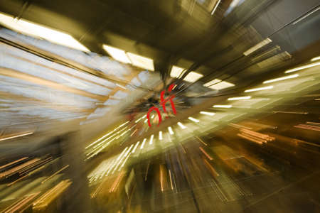 motion blurの写真素材