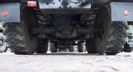 Rehearsal of parade on the Red Square in honour of an anniversary of a Victory.の写真素材