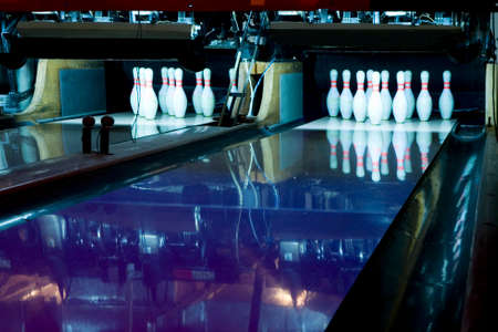 two ways of a bowlingの写真素材