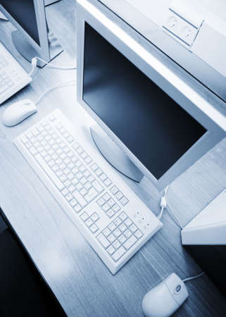 computer on the working place.の写真素材