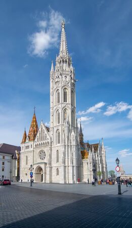 Matthias Church - Matyas Templom - in Budapest, Hungaryのeditorial素材