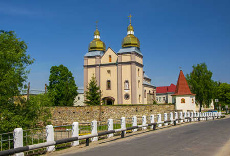 Scenic view of Church of the Assumption of the Virgin Mary and former Carmelite Monastery in...